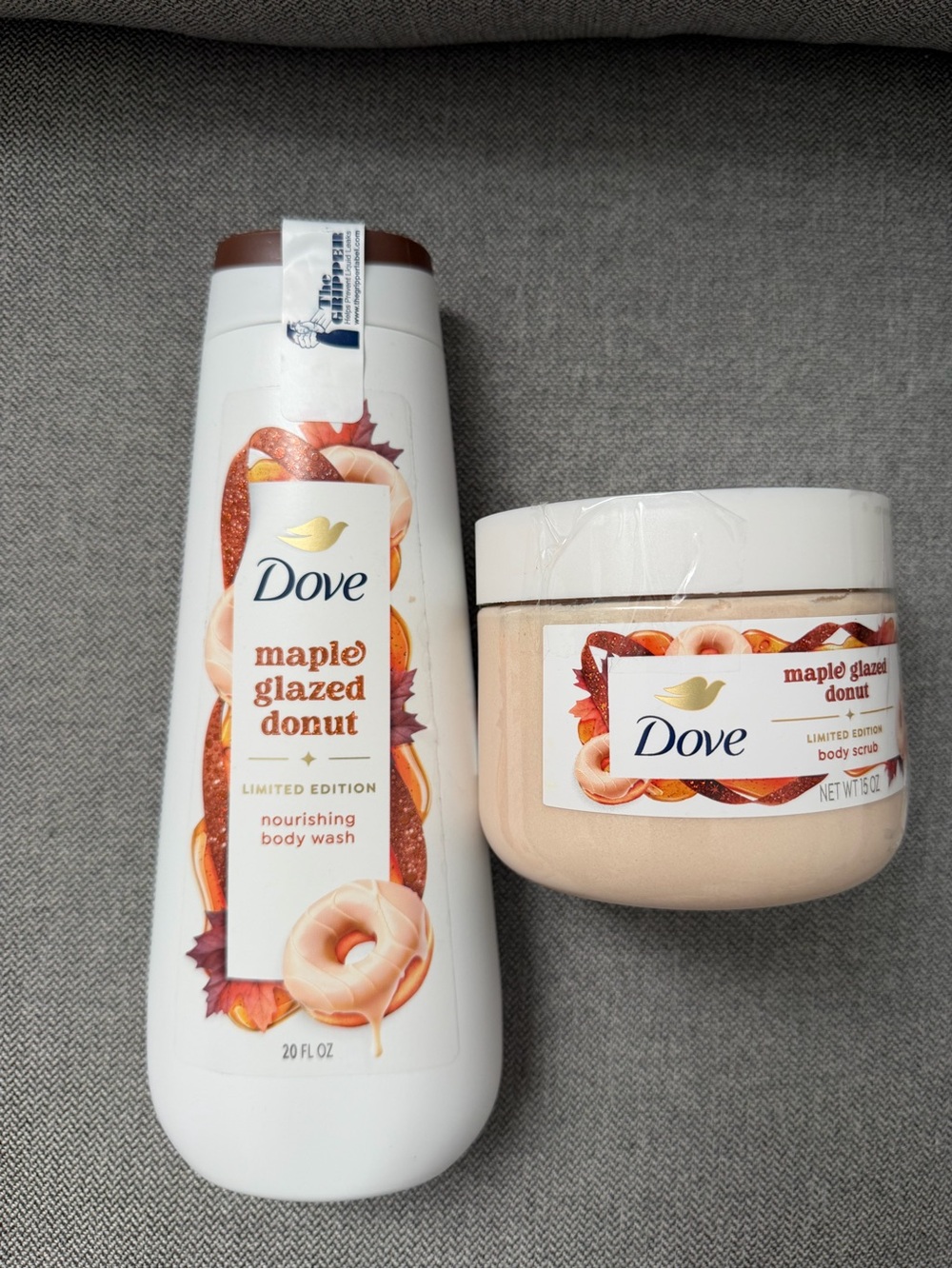 Dove Maple Glazed Donut Body Wash & Body Scrub